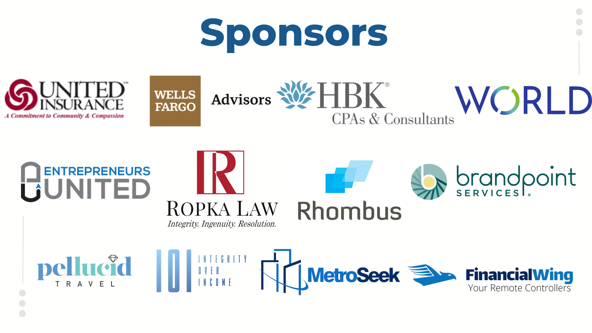2026 Sponsors EU Empowerment Experience 2025